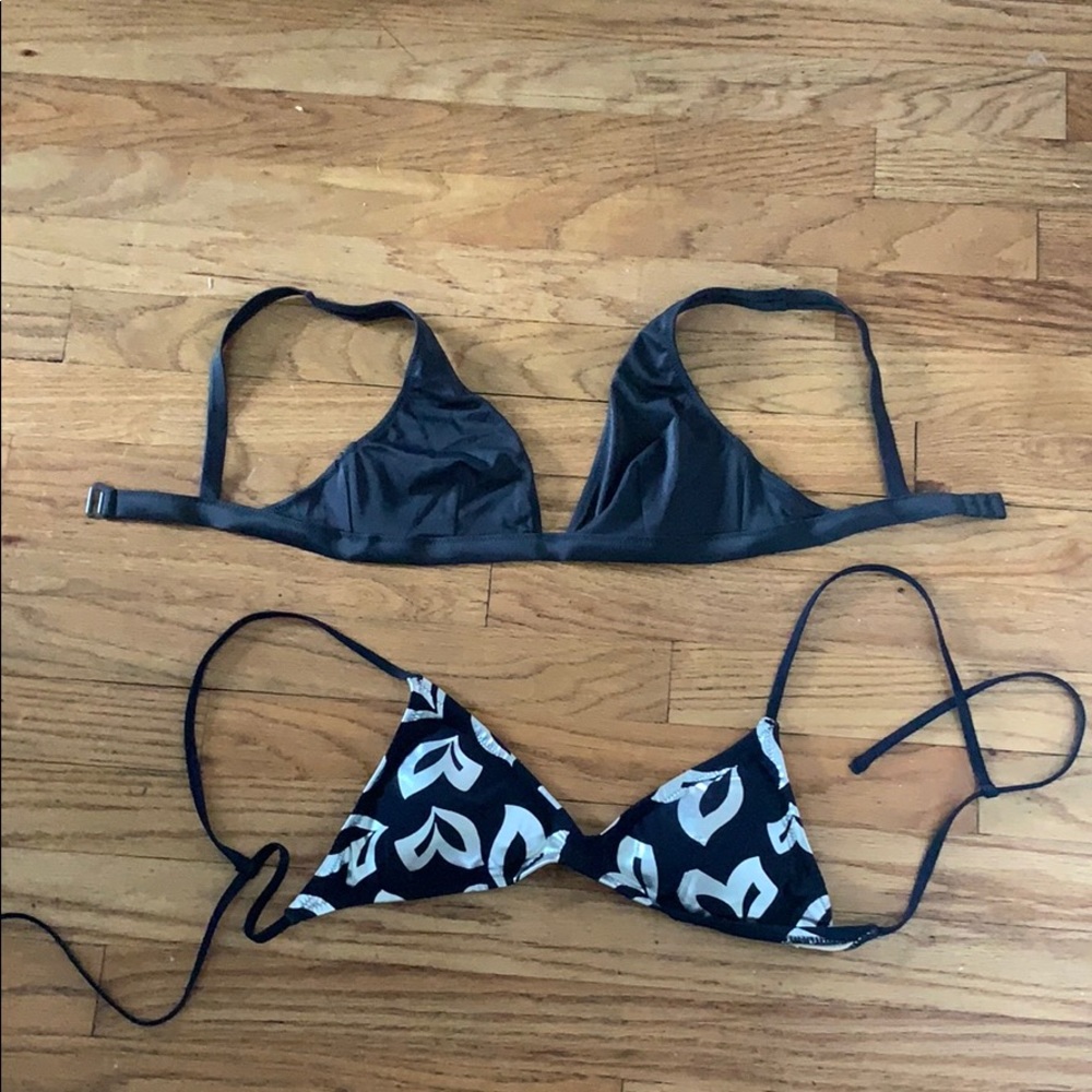 2 J. Crew bikini tops, XS/32B